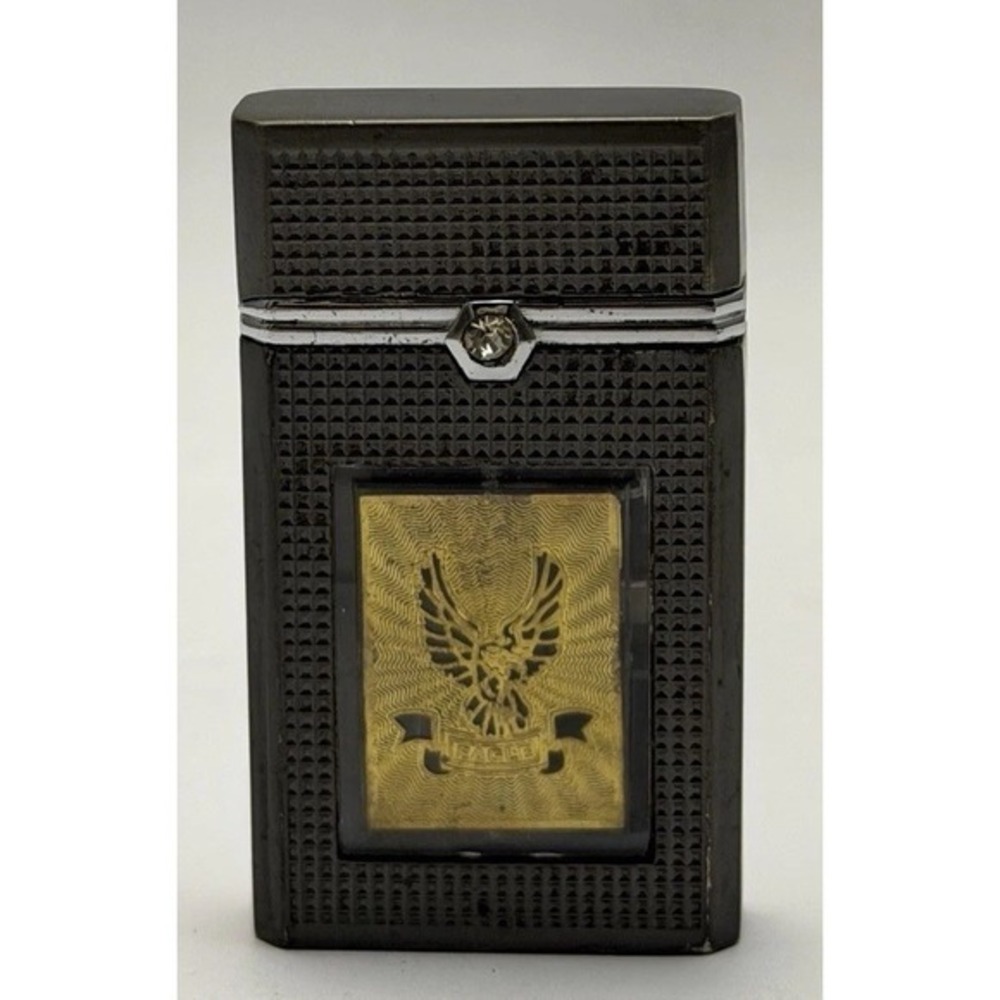 Vintage Cigarette lighter Gold Eagle Design